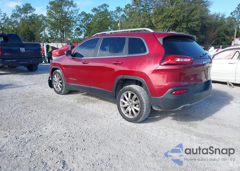 2015 Jeep Cherokee Limited z USA, uszkodzony, nr VIN 1C4PJLDB7FW701567